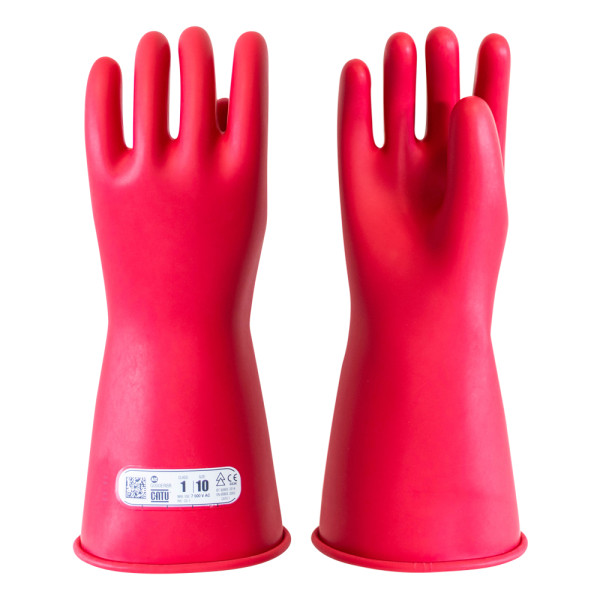 Gants isolants cei classe 1 t-10 rouge  