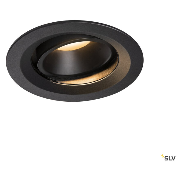 Numinos, encastré de plafond intérieur, 40°, noir, led, 2700k, orientable