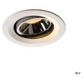 Numinos, encastré de plafond intérieur, 55°, blanc/chrome, led, 2700k, orientable