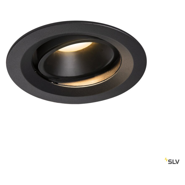 Numinos, encastré de plafond intérieur, 55°, noir, led, 3000k, orientable