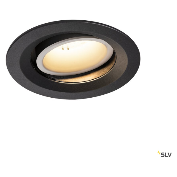 Numinos, encastré de plafond intérieur, 55°, noir/blanc, led, 3000k, orientable