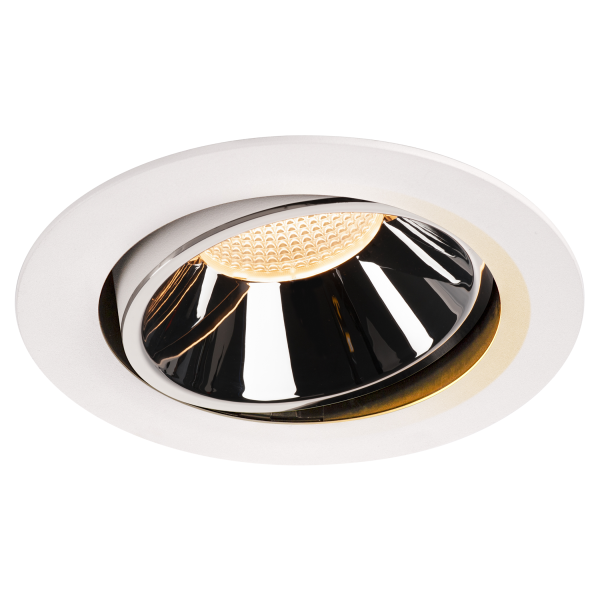 Numinos, encastré de plafond intérieur, 20°, blanc/chrome, led, 2700k, orientable