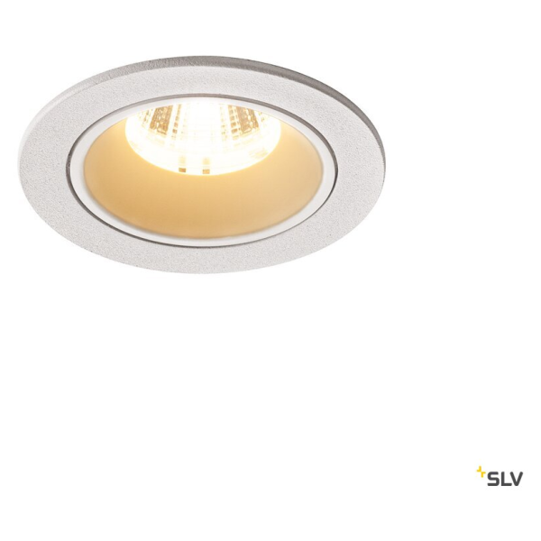 Numinos, encastré de plafond intérieur, 55°, blanc, led, 3000k