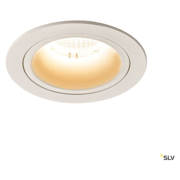 Numinos, encastré de plafond intérieur, 40°, blanc, led, 2700k