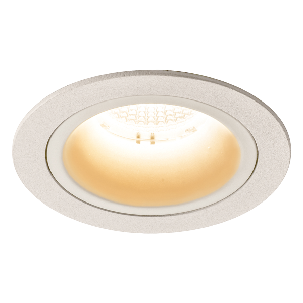 Numinos, encastré de plafond intérieur, 55°, blanc, led, 2700k