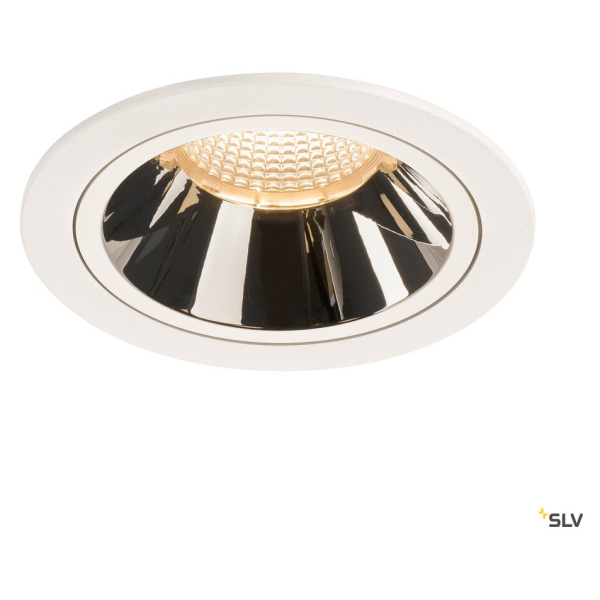 Numinos, encastré de plafond intérieur, 40°, blanc/chrome, led, 2700k