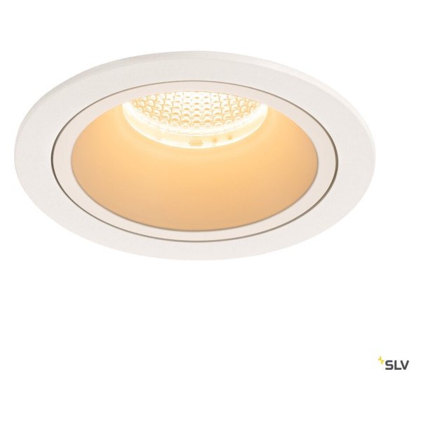 Numinos, encastré de plafond intérieur, 55°, blanc, led, 2700k