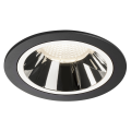 Numinos, encastré de plafond intérieur, 20°, noir/chrome, led, 4000k