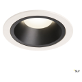 Numinos, encastré de plafond intérieur, 20°, blanc/noir, led, 4000k