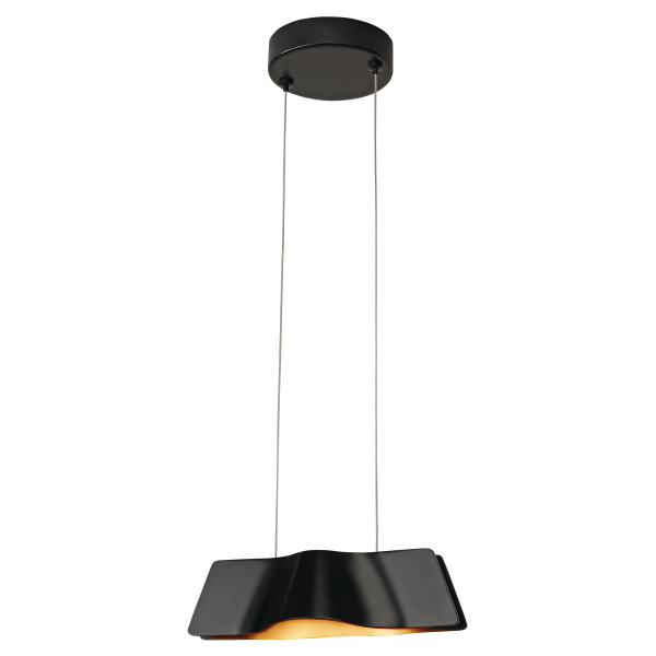 SLV by Declic WAVE 25 LED suspension, noir, 2000K-3000K Dim to Warm