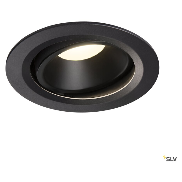 Numinos, encastré de plafond intérieur, 20°, noir, led, 4000k, orientable