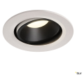 Numinos, encastré de plafond intérieur, 40°, blanc/noir, led, 4000k, orientable