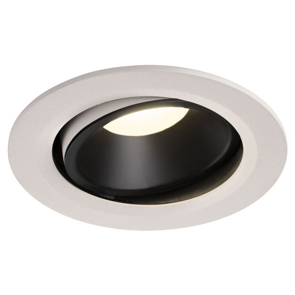 Numinos, encastré de plafond intérieur, 40°, blanc/noir, led, 4000k, orientable