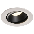 Numinos, encastré de plafond intérieur, 40°, blanc/noir, led, 4000k, orientable