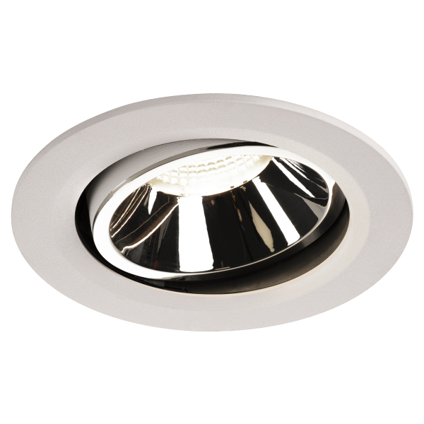 Numinos, encastré de plafond intérieur, 40°, blanc/chrome, led, 4000k, orientable