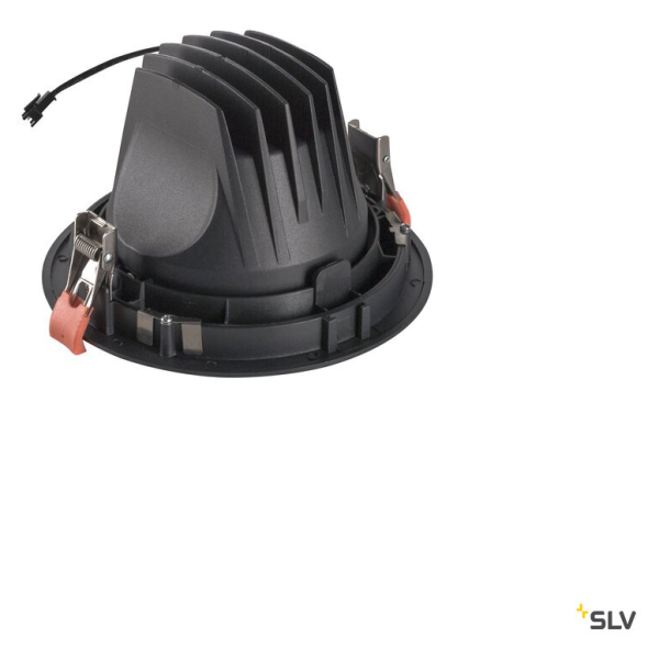 Numinos, encastré de plafond intérieur, 55°, noir, led, 2700k, orientable