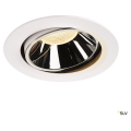 Numinos, encastré de plafond intérieur, 20°, blanc/chrome, led, 3000k, orientable