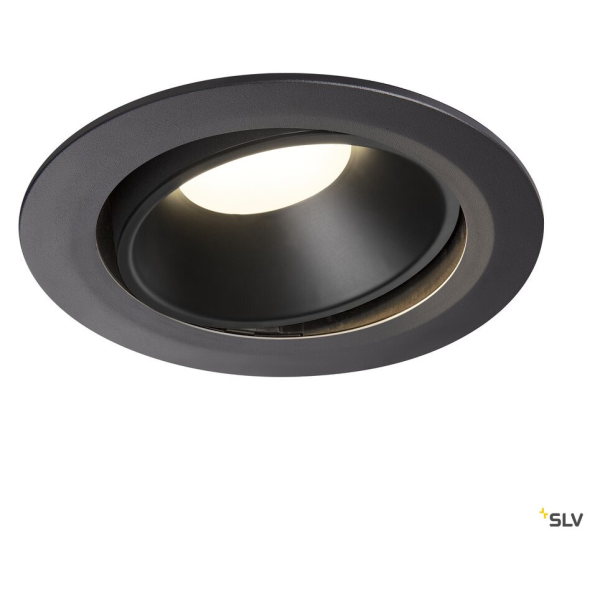 Numinos, encastré de plafond intérieur, 20°, noir, led, 4000k, orientable