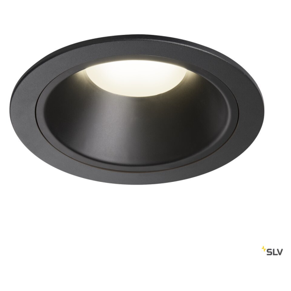 Numinos, encastré de plafond intérieur, 40°, noir, led, 4000k