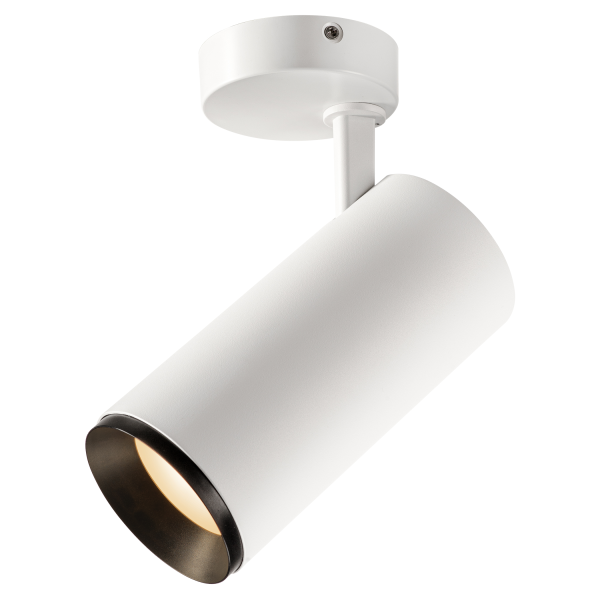 Numinos, plafonnier intérieur, 60°, blanc/noir, led, 28w, 3000k, variable triac