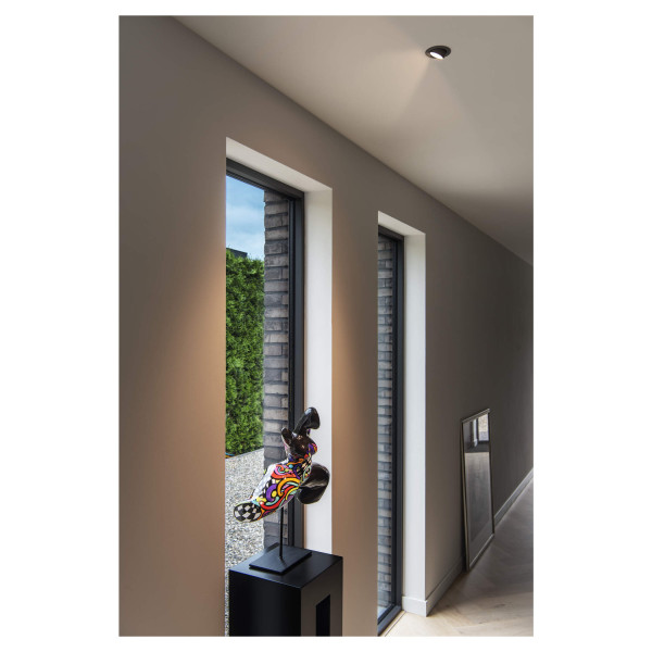 Numinos® gimble xs, encastré de plafond intérieur, 40°, noir, led, 7w, 2700k