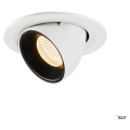 Numinos® gimble s, encastré de plafond intérieur, 20°, blanc/noir, led, 8,6w, 3000k