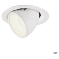 Numinos® gimble m, encastré de plafond intérieur, 20°, blanc, led, 17,5w, 4000k