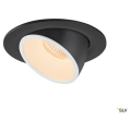 Numinos® gimble l, encastré de plafond intérieur, 40°, noir/blanc, led, 25,4w, 2700k