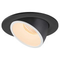 Numinos® gimble l, encastré de plafond intérieur, 40°, noir/blanc, led, 25,4w, 2700k