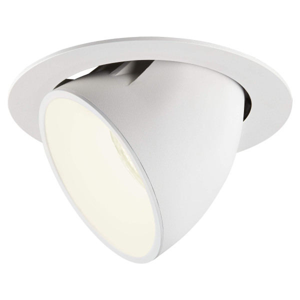 Numinos® gimble xl, encastré de plafond intérieur, 20°, blanc, led, 37,4w, 4000k