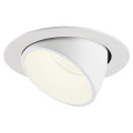 Numinos® gimble xl, encastré de plafond intérieur, 20°, blanc, led, 37,4w, 4000k