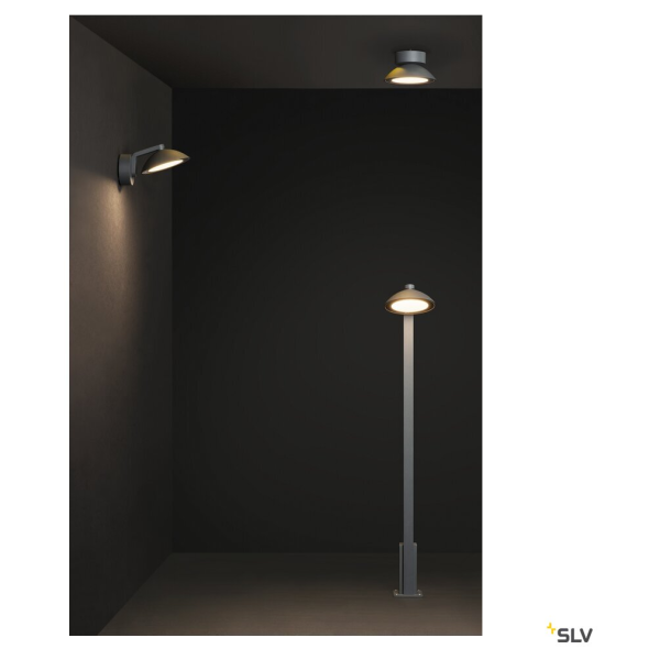 Malu, borne extérieure, anthracite, led, 9,2w, 3000k, ip55