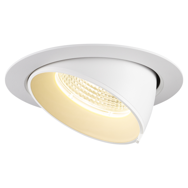 Gimble in 150, encastré de plafond intérieur, blanc mat, led, 25,5w, 3000k