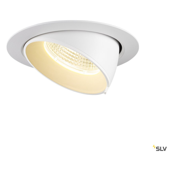 Gimble in 150, encastré de plafond intérieur, blanc mat, led, 25,5w, 3000k