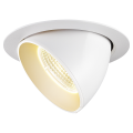 Gimble in 150, encastré de plafond intérieur, blanc mat, led, 25,5w, 3000k