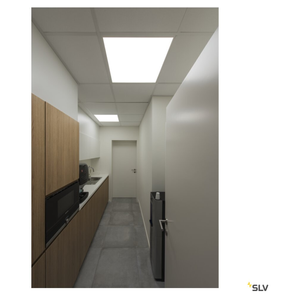 Led panel, encastré de plafond intérieur, 620x620mm, ugr<19, blanc, led, 35w, 3000k