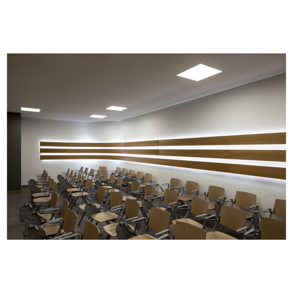 Led panel, encastré de plafond intérieur, 620x620mm, ugr<19, blanc, led, 35w, 4000k