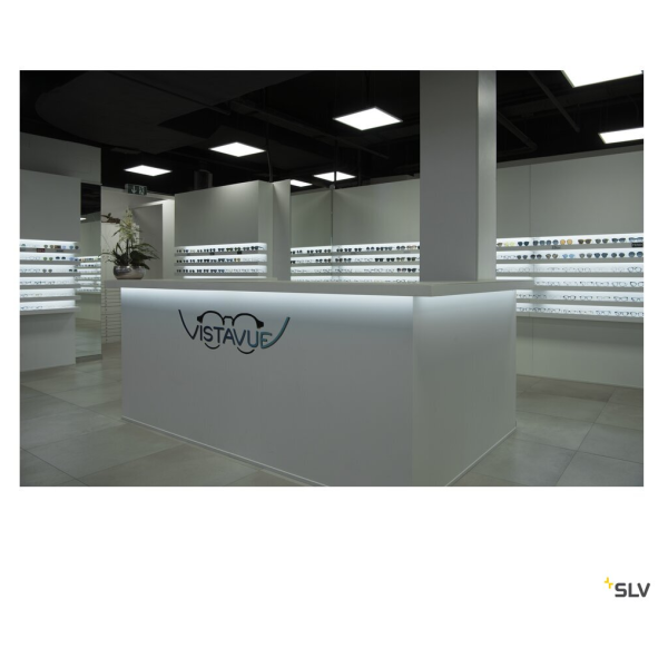 Led panel, encastré de plafond intérieur, 600x600mm, ugr<19, blanc, led, 35w, 4000k