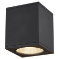 Enola, plafonnier extérieur, carré, m, anthracite, led, 10w, 3000k/4000k, ip65