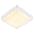 Ainos, applique et plafonnier extérieur, carré, blanc, led, 17w, 3000k/4000k, ip65