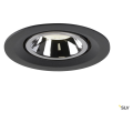 Numinos® gimble m, encastré de plafond intérieur, 20°, noir/chrome, led, 17,5w, 4000k