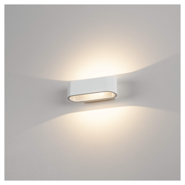 Asso led applique, ovale, blanche, 5w led, 3000k