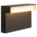 L-line out 30, borne extérieure, anthracite, led, 11,5w, 3000/4000k, interrupteur cct, ip65