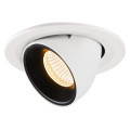 Numinos® gimble s, encastré de plafond intérieur, 40°, blanc/noir, led, 8,6w, 3000k