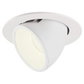 Numinos® gimble l, encastré de plafond intérieur, 20°, blanc, led, 25,4w, 4000k