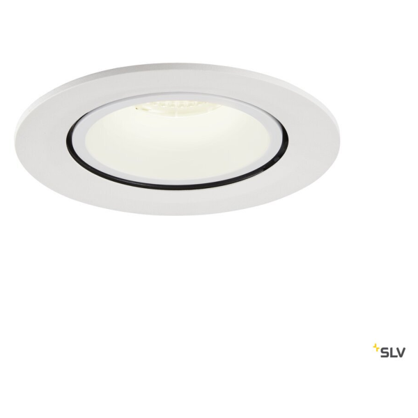 Numinos® gimble l, encastré de plafond intérieur, 20°, blanc, led, 25,4w, 4000k