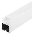 Glenos profil aluminium avec diffuseur, blanc mat, 2m