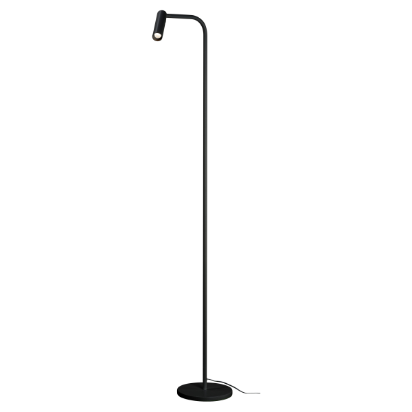 Karpo, lampadaire intérieur, noir, led, 6,5w, 3000k