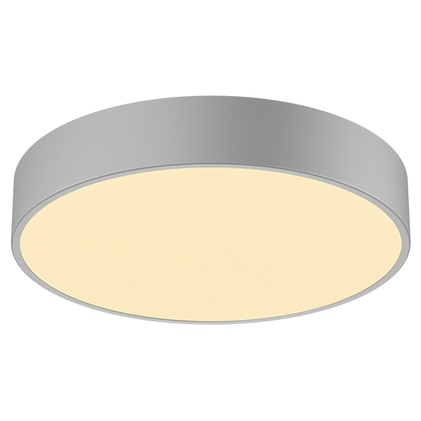 Medo 40 corona, applique et plafonnier intérieur, rond, gris argent, led, 30w, 3000k/4000k, variable dali