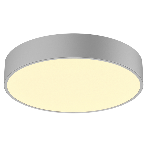 Medo 40 corona, applique et plafonnier intérieur, rond, gris argent, led, 30w, 3000k/4000k, variable dali